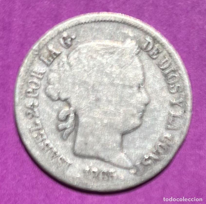 Monedas de Espa&ntilde;a: Moneda ISABEL II - 1865 PLATA - REGULAR CONSERVACION.