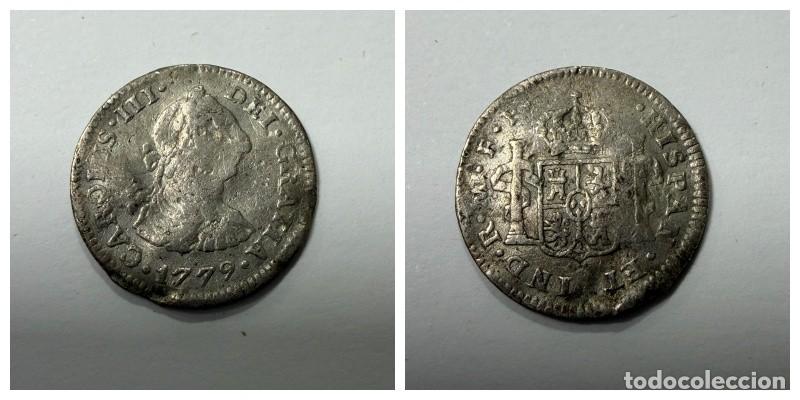 Monedas de Espa&ntilde;a: MONEDA. 1/2 REAL DE CARLOS III. CECA M&Eacute;XICO. 1779. VER