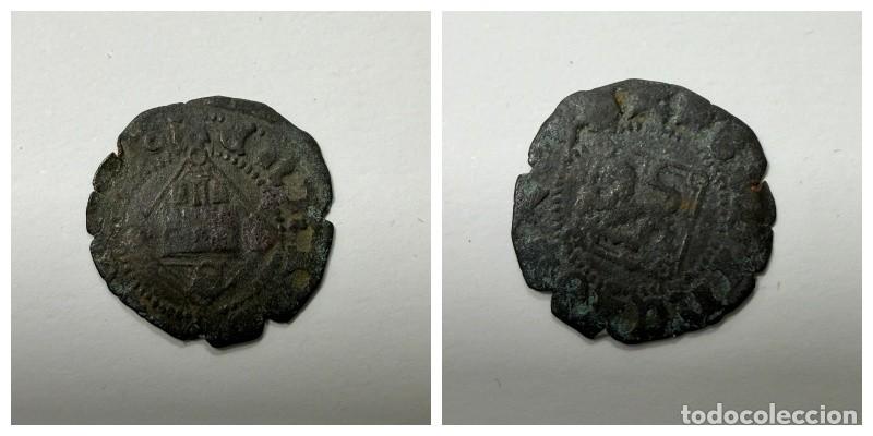 Monedas de Espa&ntilde;a: MONEDA. BLANCA DEL ORDENAMIENTO DE SEGOVIA DE 1471 DE ENRIQUE IV. SEVILLA. VER