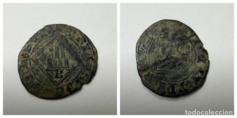 Monedas de Espa&ntilde;a: MONEDA. BLANCA DEL ORDENAMIENTO DE SEGOVIA DE 1471 DE ENRIQUE IV. BURGOS. VER