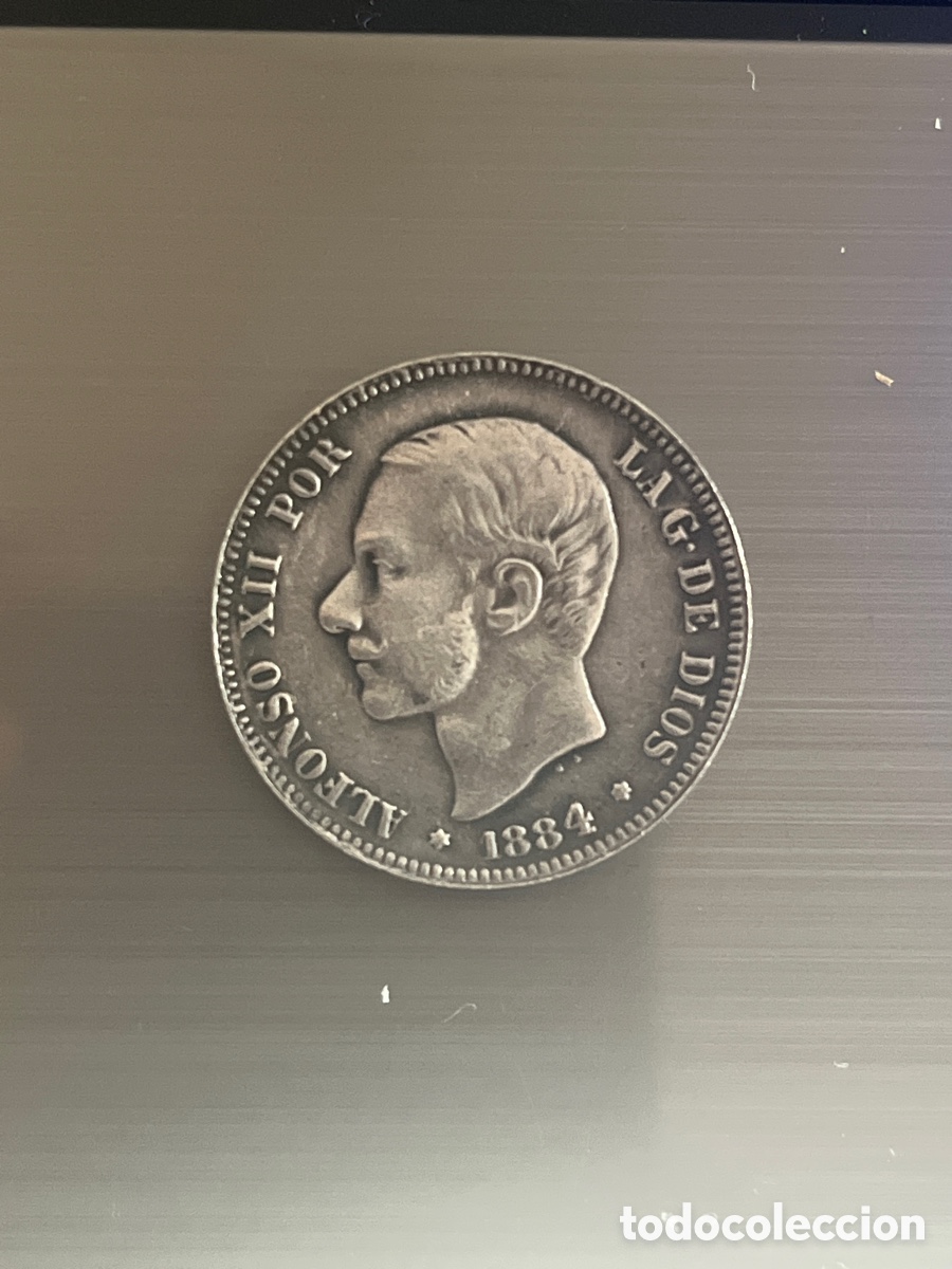 Monedas de Espa&ntilde;a: 2 Pesetas Alfonso Xll