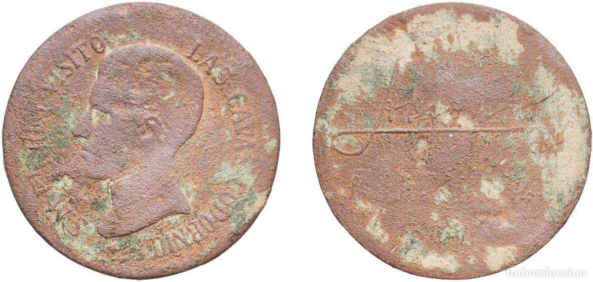 M&uuml;nzen von Spanien: Spain Kingdom ND Token - Alfonso XIII Copper 4.78g VF