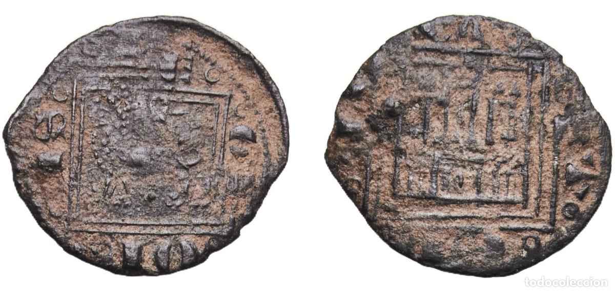 Monedas de Espa&ntilde;a: Spain Kingdom of Castile and Leon 1281 Meaja - Alfonso X Billon 0.5g VF