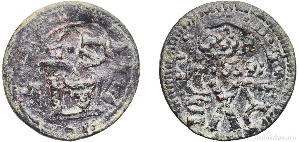 Monedas de Espa&ntilde;a: Spain Kingdom 1636 12 Maravedis - Felipe IV (countermark) Billon 2.69g VF