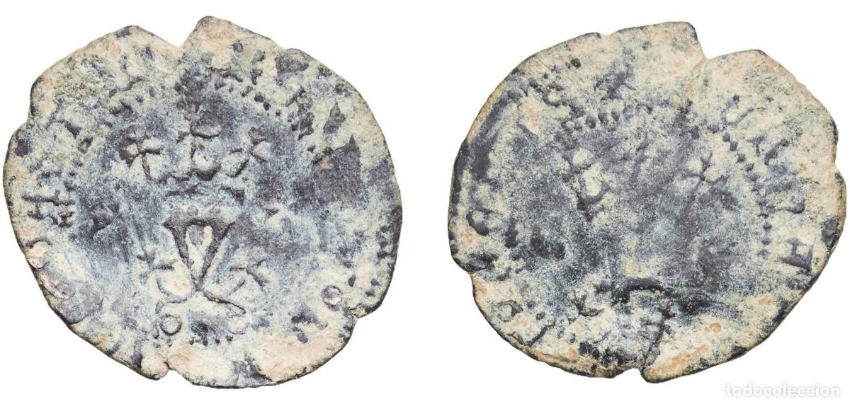 Monedas de Espa&ntilde;a: Spain Kingdom 1497 - 1504 Blanca - Ferdinand V and Isabella I Billon (.024 silver) 1.07g VF