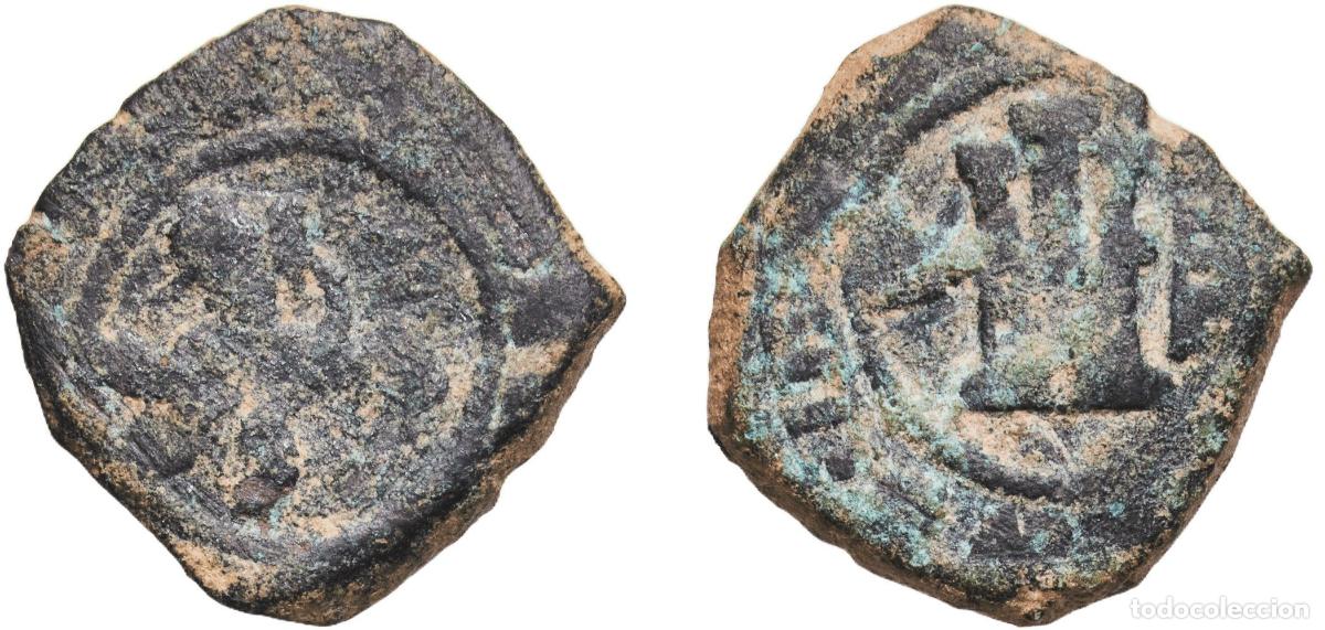 Monedas de Espa&ntilde;a: Spain Kingdom 17th - 18th Centuries 4 Maravedis Copper 4.03g VF