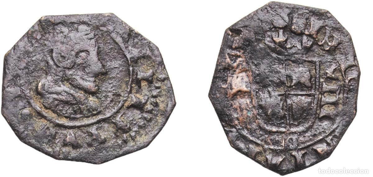 Monedas de Espa&ntilde;a: Spain Kingdom 17th Century 8 Maravedis - Felipe IV Copper 1.18g VF