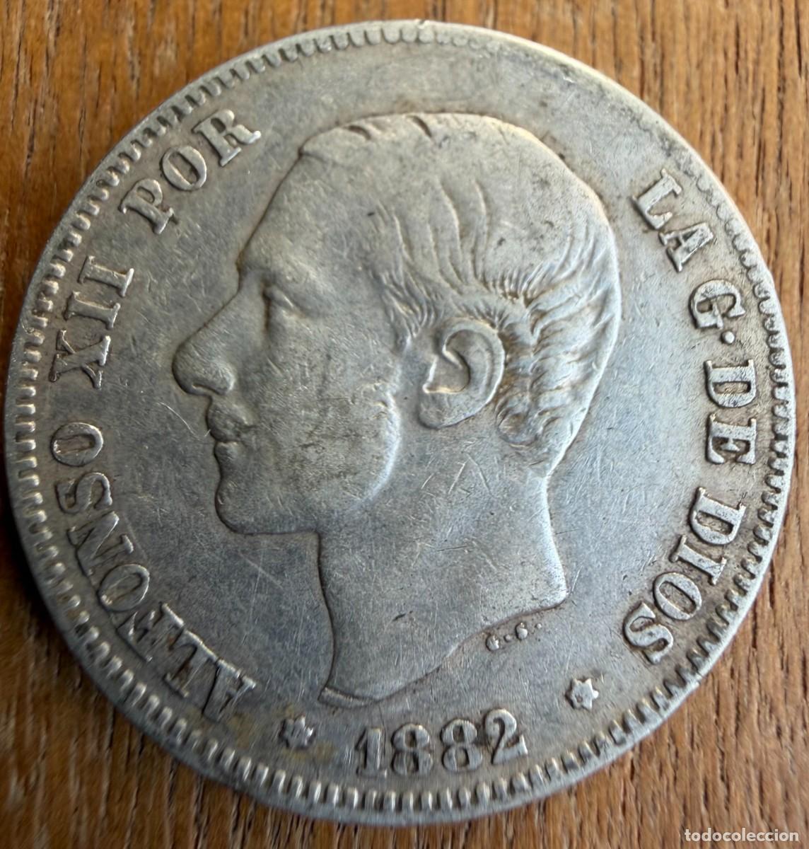 Monedas de Espa&ntilde;a: Espa&ntilde;a. Alfonso XII. 2 pts. 1882. (*18-82)