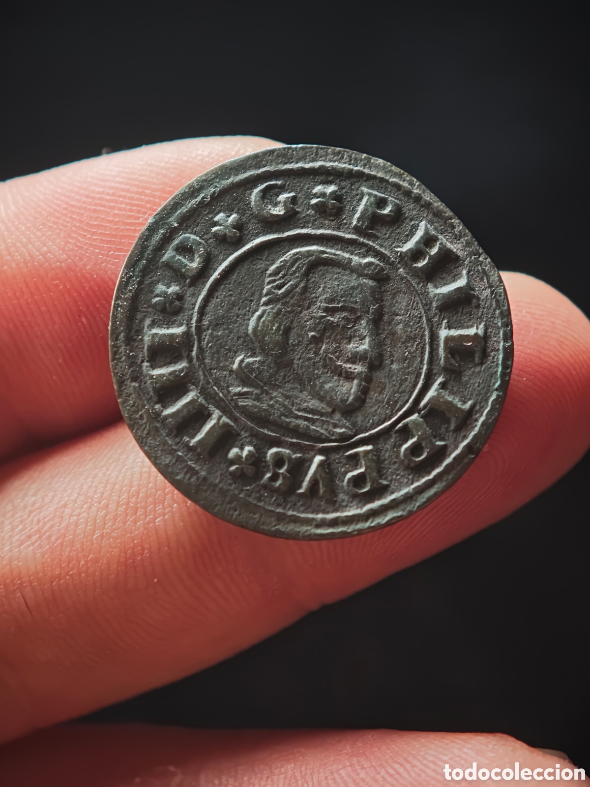 Monedas de Espa&ntilde;a: 16 maraved&iacute;s felipe iv 1663. Segovia