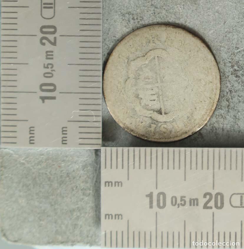 Monedas de Espa&ntilde;a: Moneda. 1 Real - Espa&ntilde;a - Felipe V - Foto 2