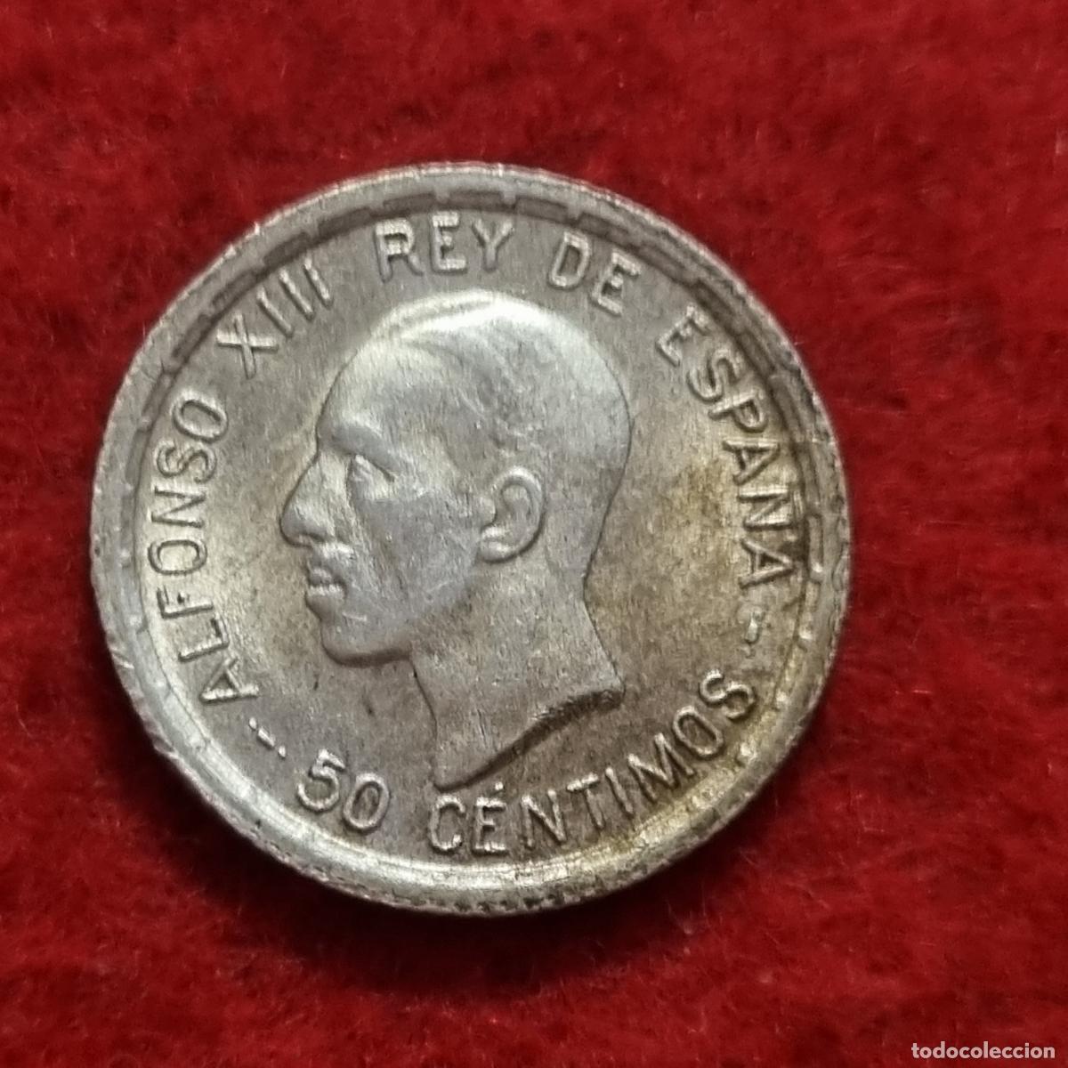 Monedas de Espa&ntilde;a: MONEDA 50 CENTIMOS 1926 PLATA EBC ORIGINAL C38