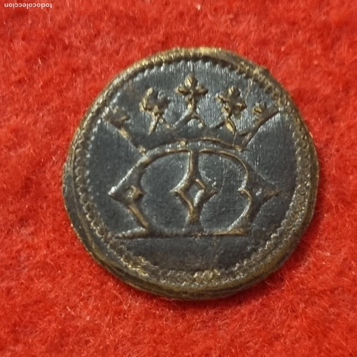 Monedas de Espa&ntilde;a: MONEDA COBRE ANTIGUA SEO SEU DE VALENCIA PALLOFA DE LA CATEDRAL SIGLO X ORIGINAL C38