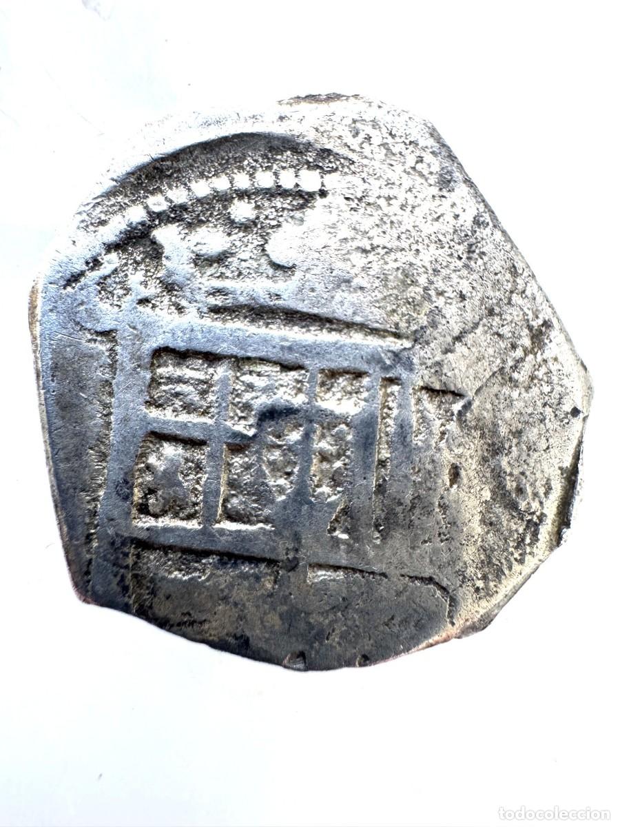 Monedas de Espa&ntilde;a: Felipe III. 2 Reales s/f Sevilla? 6,7gr Ag MBC-
