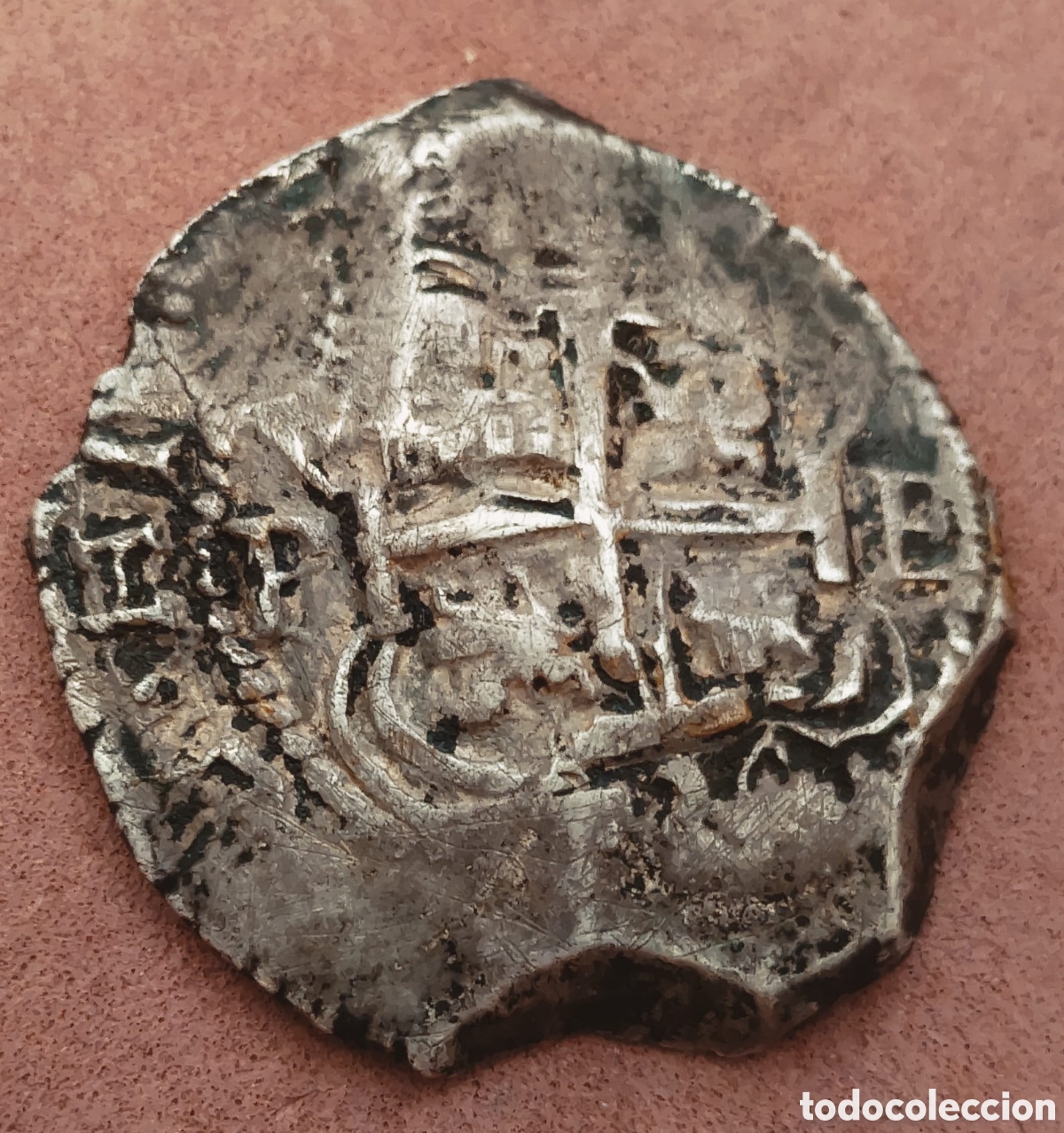 Monedas de Espa&ntilde;a: moneda macuquina de 8 reales - Foto 4