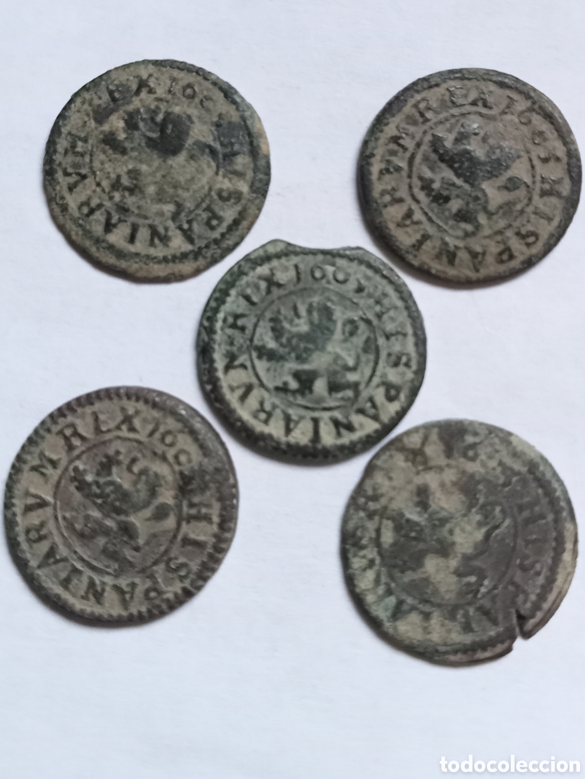 Coins of Spain: FELIPE III - SIGLO XVII - 5 MONEDAS