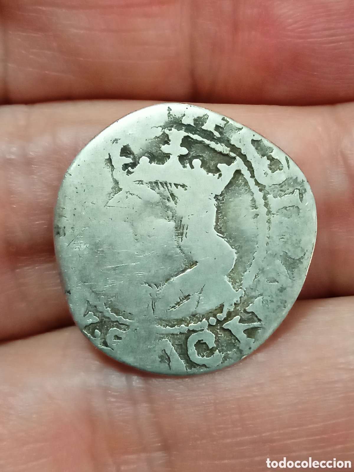 Coins of Spain: X- REAL DE FERNANDO II DE ARAGON (1479-1516) REY CAT&Oacute;LICO CECA MALLORCA MARCA: MENGUANTES