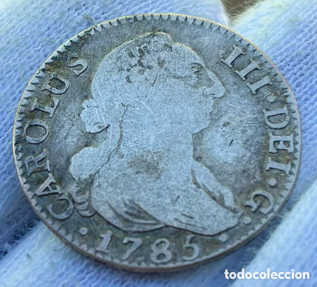 Monedas de Espa&ntilde;a: Moneda PLATA 2 Reales 1785 Madrid. CARLOS III