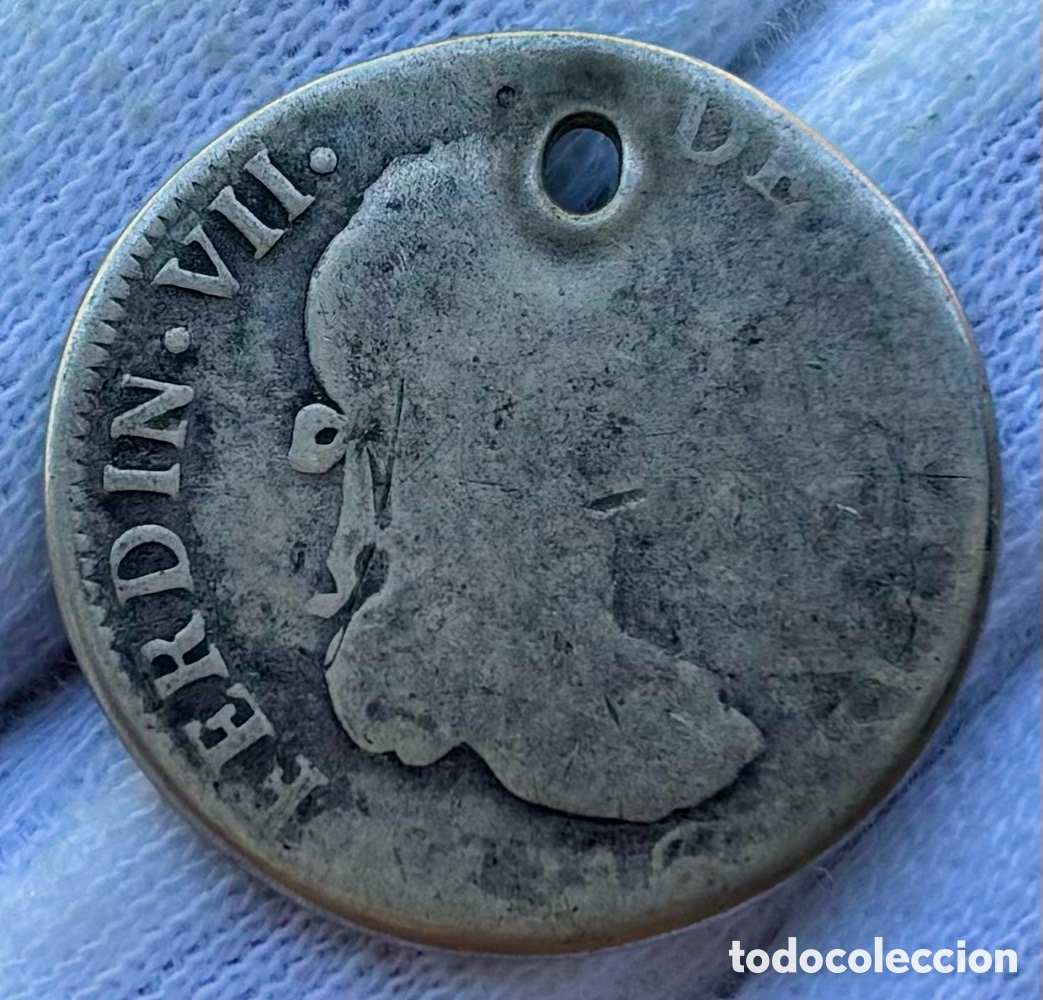 Monedas de Espa&ntilde;a: Moneda PLATA 2 Reales 1816 Potosi. FERNANDO VII