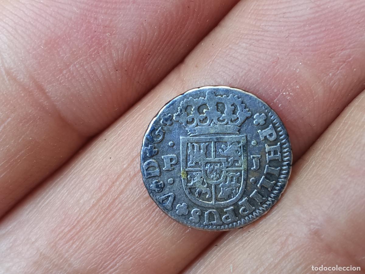 Monedas de Espa&ntilde;a: MEDIO REAL de PLATA - FELIPE V - SEVILLA - 1738