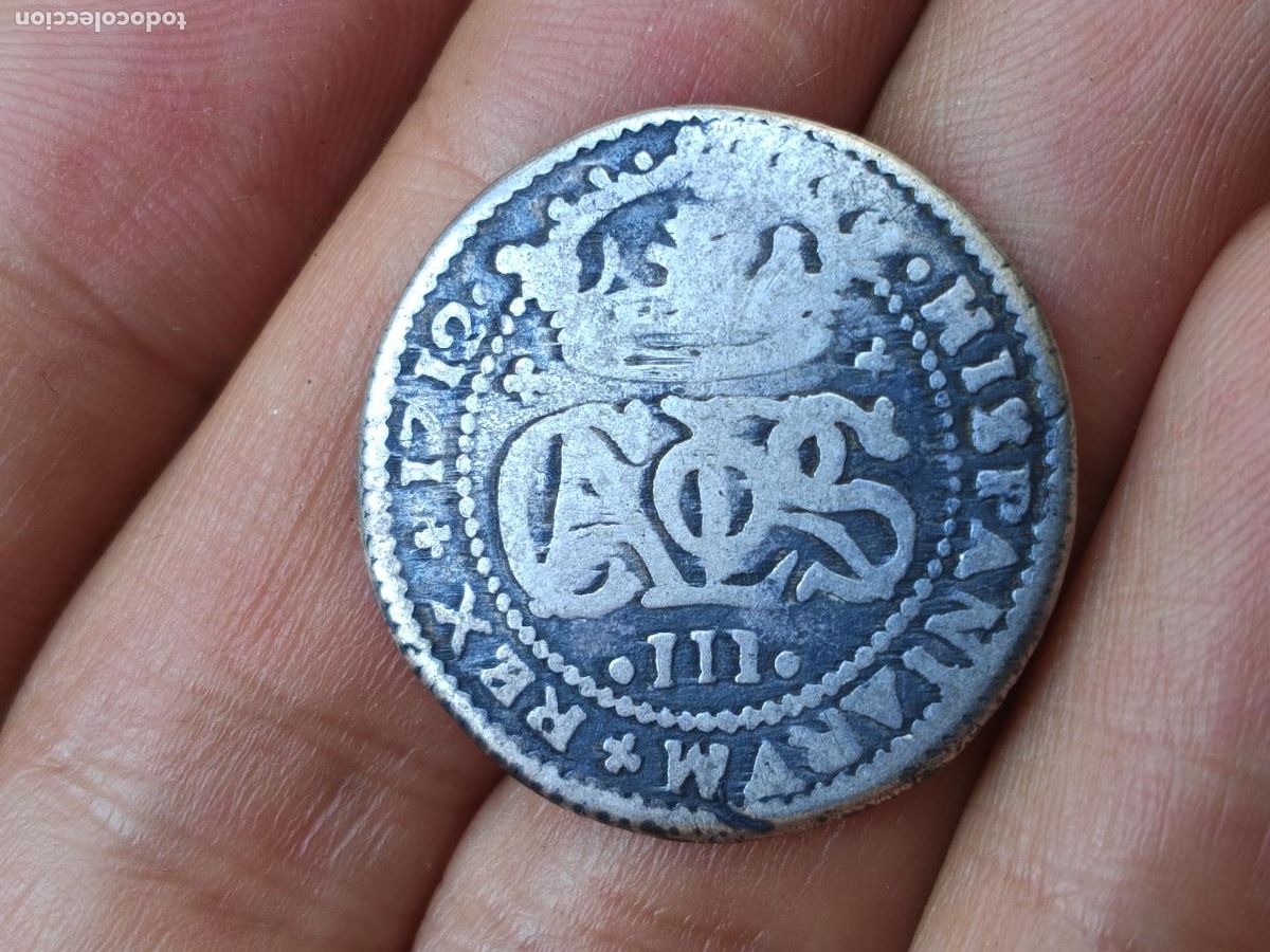 Monedas de Espa&ntilde;a: CARLOS III PRETENDIENTE. 2 REALES. PLATA. 1712