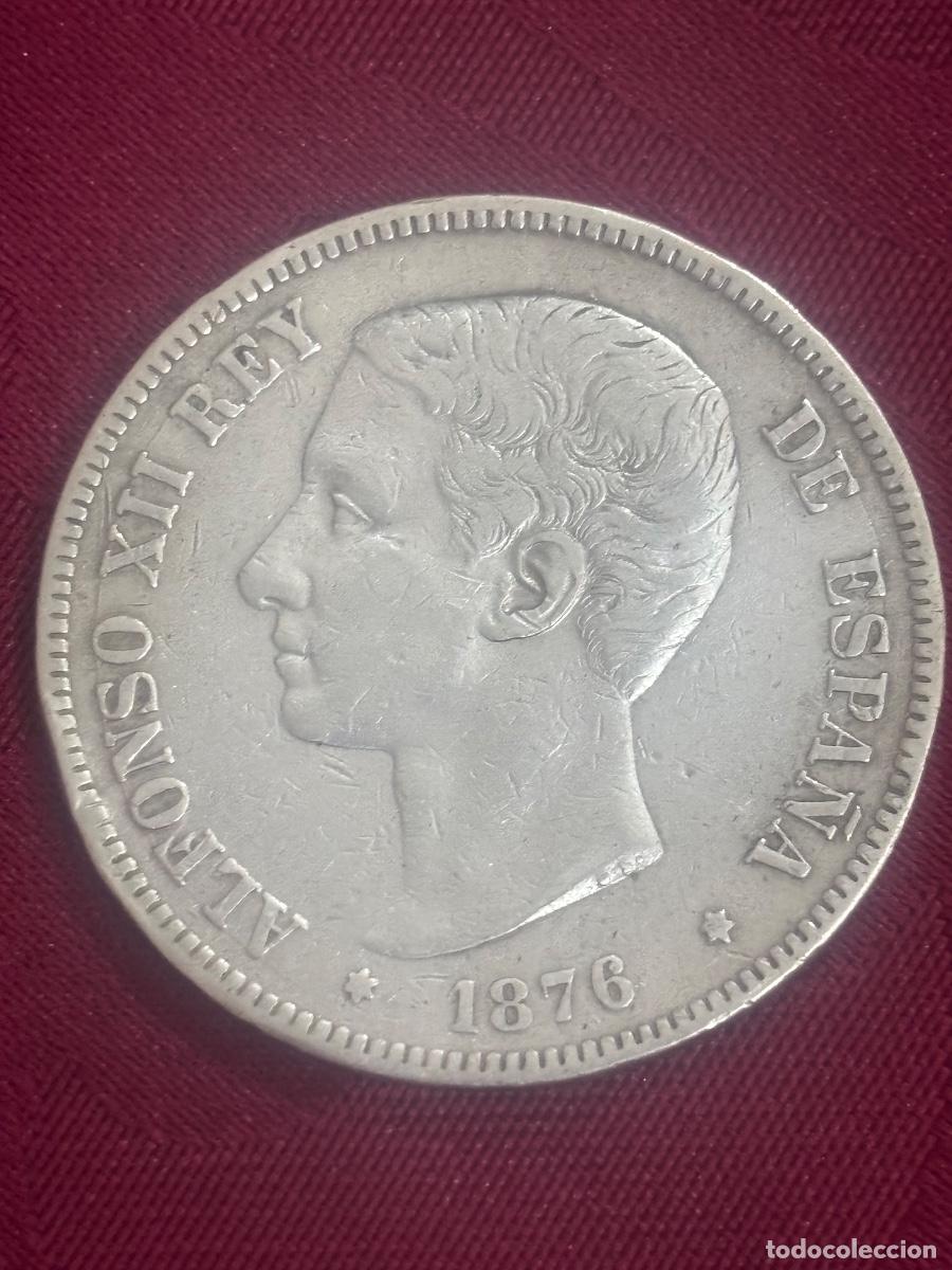 Monedas de Espa&ntilde;a: 5 pesetas 1876 Alfonso XII - Foto 1