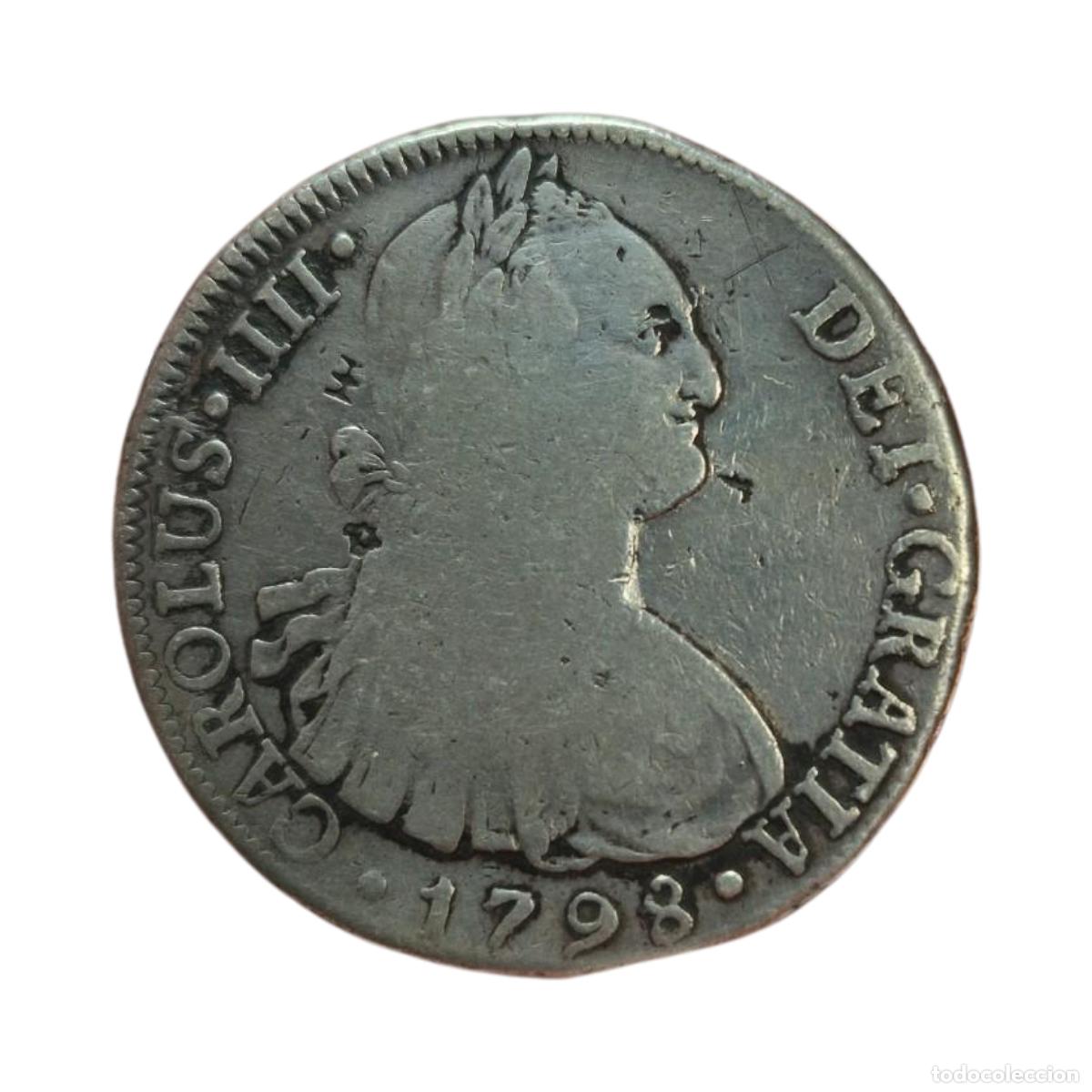 Monedas de Espa&ntilde;a: NT / CARLOS IV 8 REALES 1798 MEXICO 26,76 GRS (E999H)