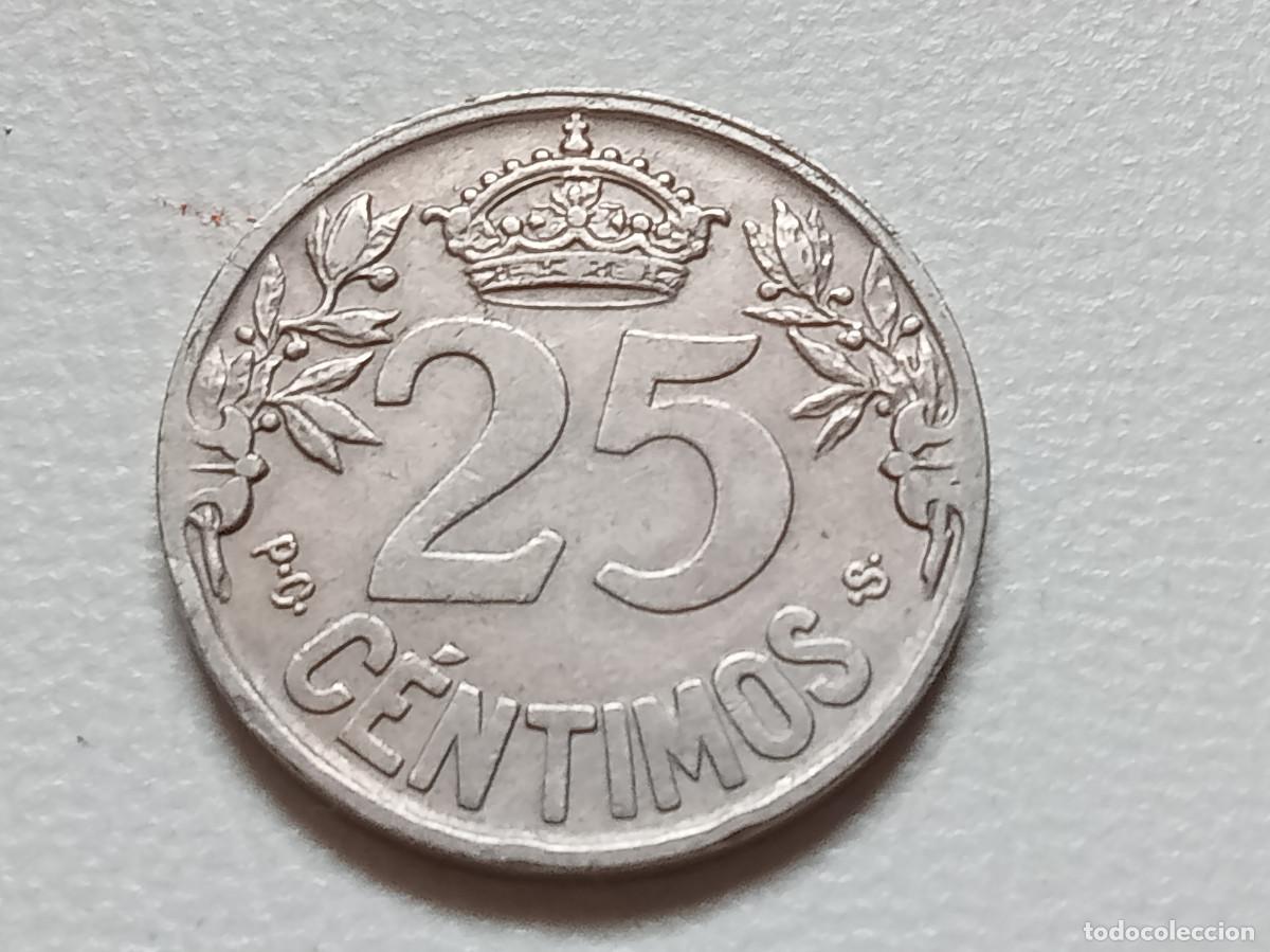 Monedas de Espa&ntilde;a: ALFONSO XIII 25 C&Eacute;NTIMOS 1925 PCS MBC
