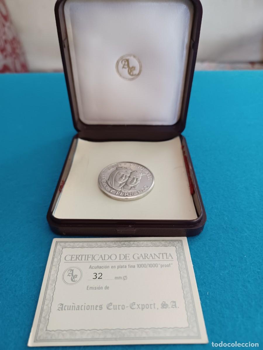Monedas de Espa&ntilde;a: Moneda plata Reyes Cat&oacute;licos - Foto 2