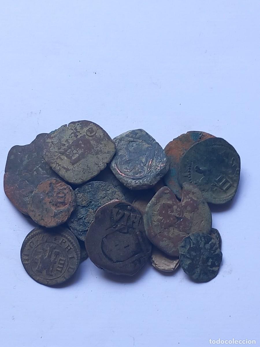 Monedas de Espa&ntilde;a: Lote n&uacute;mero 1 de 25 monedas espa&ntilde;olas para limpiar y expertizar. Oportunidad