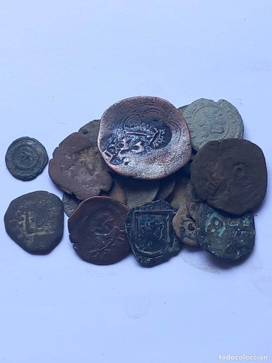 Monedas de Espa&ntilde;a: Lote n&uacute;mero 3 de 25 monedas espa&ntilde;olas para limpiar y expertizar. Oportunidad