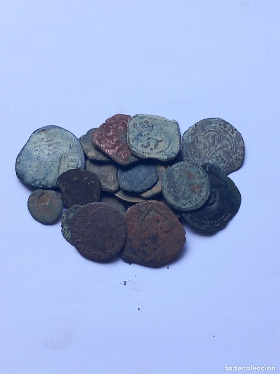 Monedas de Espa&ntilde;a: Lote n&uacute;mero 5 de 25 monedas espa&ntilde;olas para limpiar y expertizar. Oportunidad