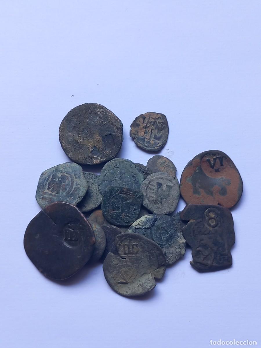 Monedas de Espa&ntilde;a: Lote n&uacute;mero 7 de 25 monedas espa&ntilde;olas para limpiar y expertizar. Oportunidad