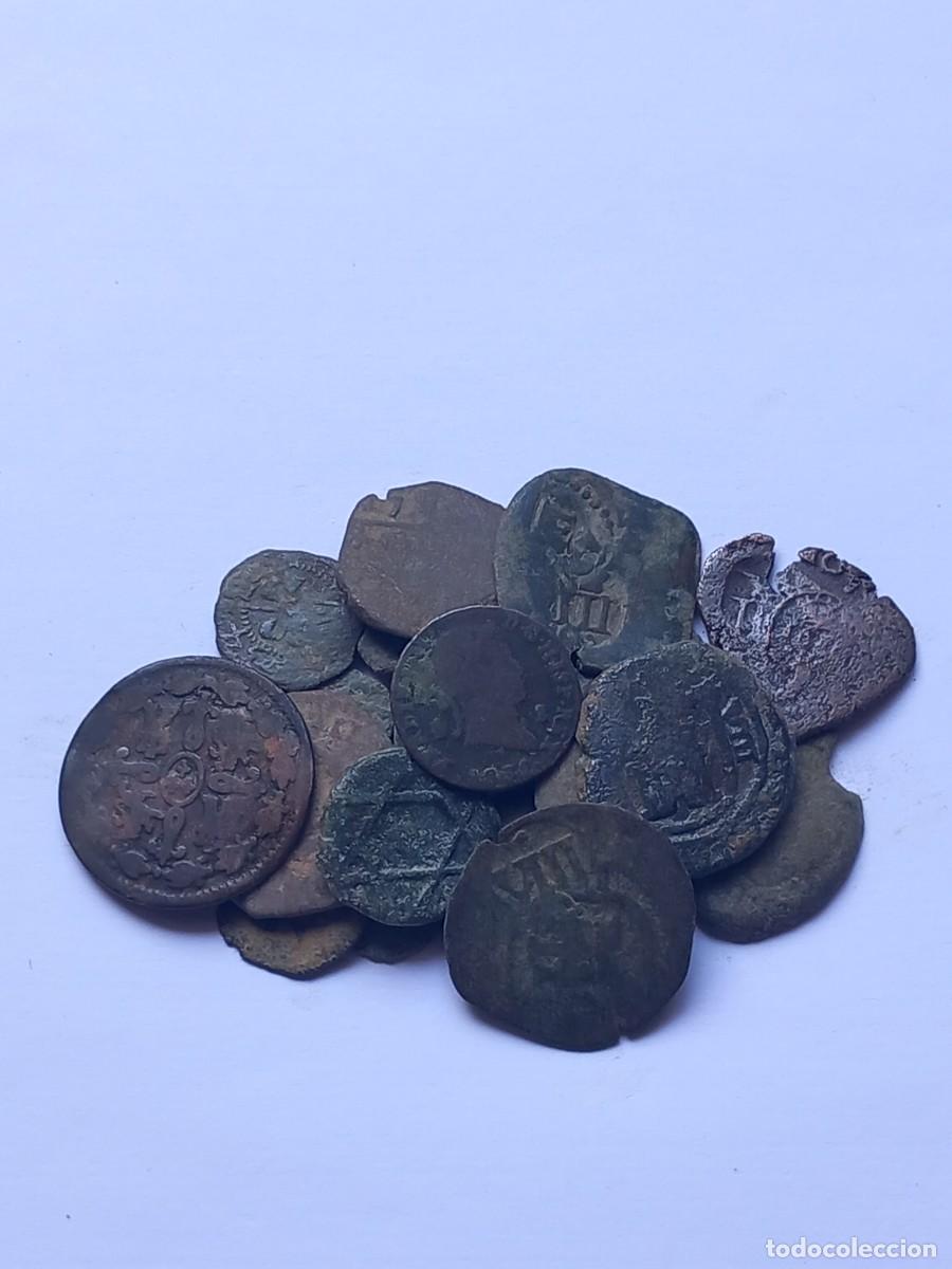 Monedas de Espa&ntilde;a: Lote n&uacute;mero 8 de 25 monedas espa&ntilde;olas para limpiar y expertizar. Oportunidad