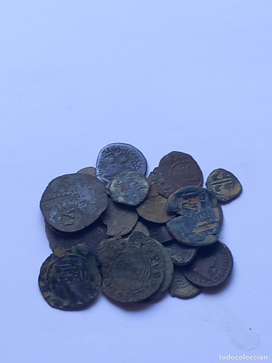 Monedas de Espa&ntilde;a: Lote n&uacute;mero 10 de 25 monedas espa&ntilde;olas para limpiar y expertizar. Oportunidad