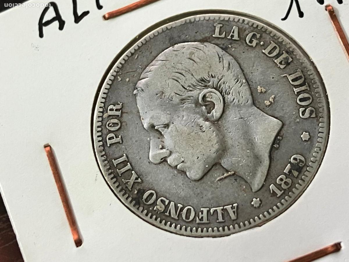 Monedas de Espa&ntilde;a: Moneda plata Espa&ntilde;a 1879 79 Alfonso XII - 2 pesetas