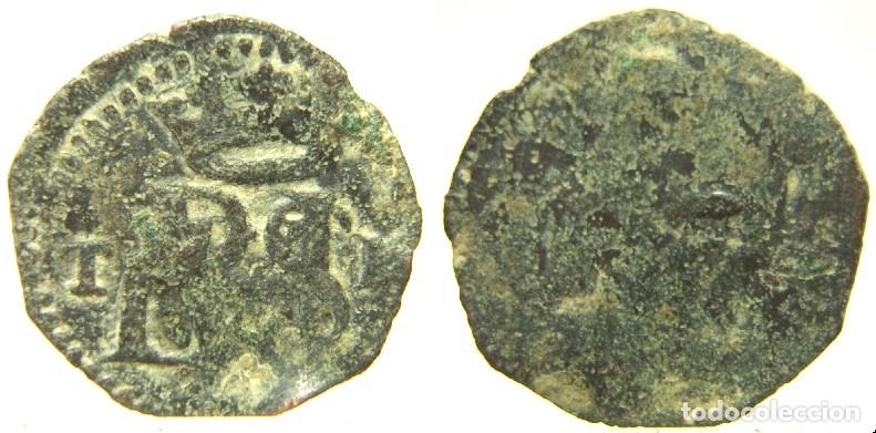Monedas de Espa&ntilde;a: Moneda de Felipe II Blanca ,ceca Toledo