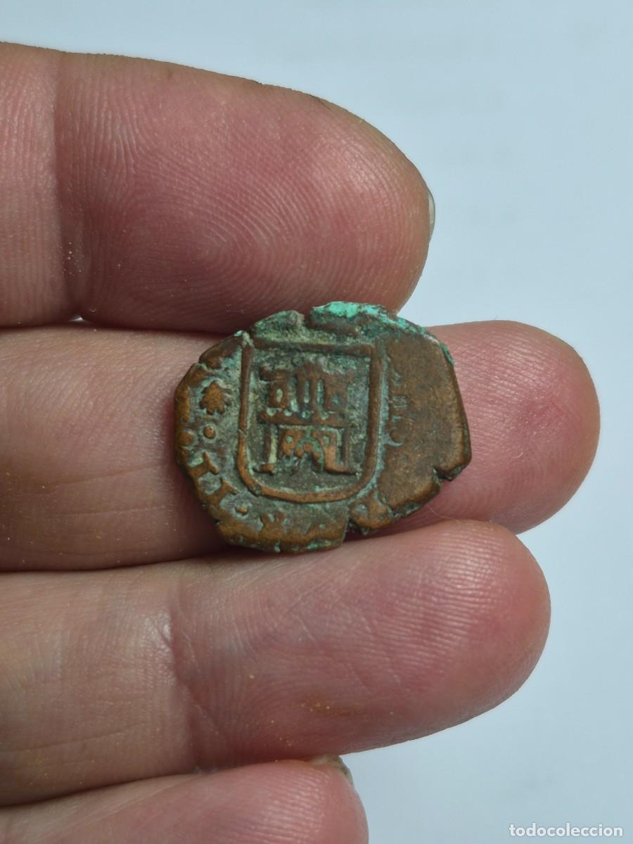 Monedas de Espa&ntilde;a: NT/ CARLOS II 2 MARAVEDIES 168? CORU&Ntilde;A (E531) - Foto 2
