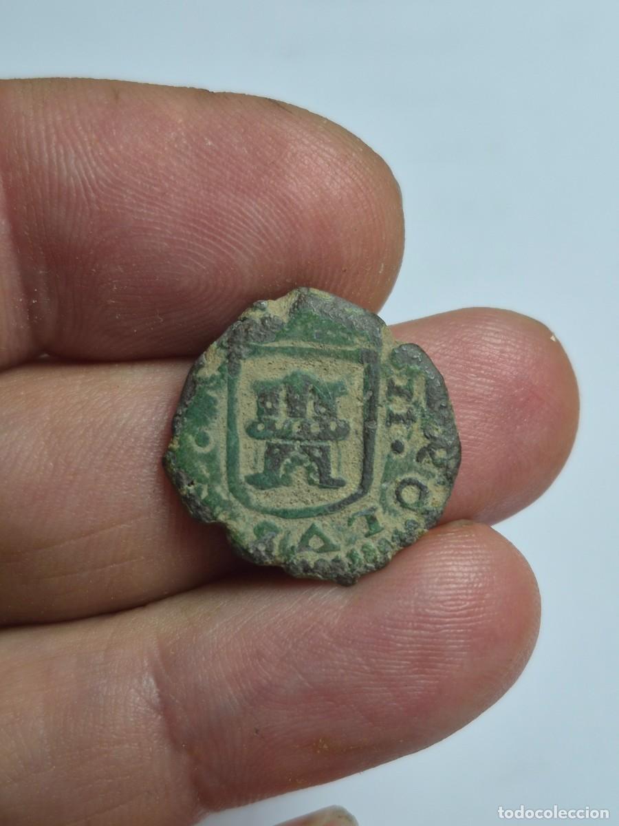 Monedas de Espa&ntilde;a: NT/ CARLOS II 2 MARAVEDIES 168? CORU&Ntilde;A (E528) - Foto 2