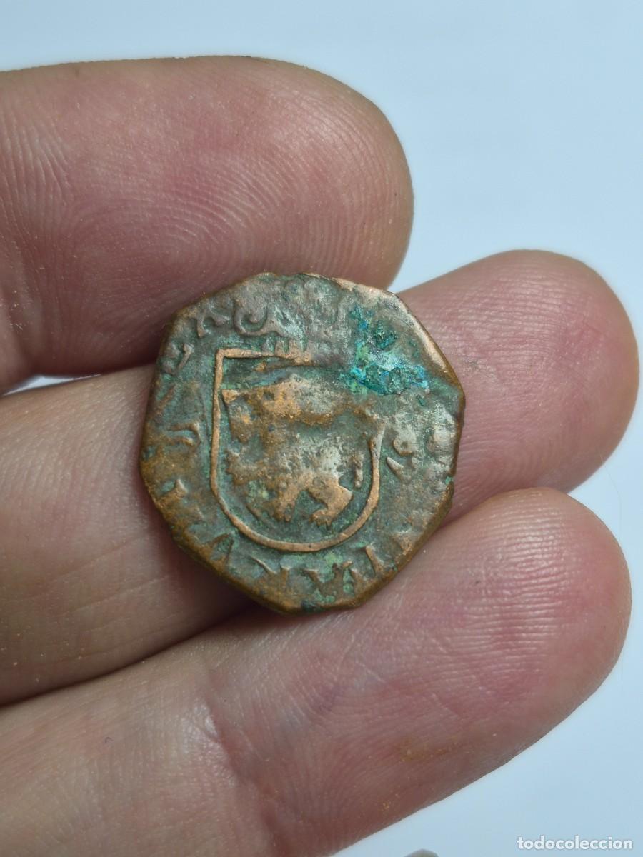 Monedas de Espa&ntilde;a: NT/ CARLOS II 2 MARAVEDIES 1687 VALLADOLID ESCASA (E521)