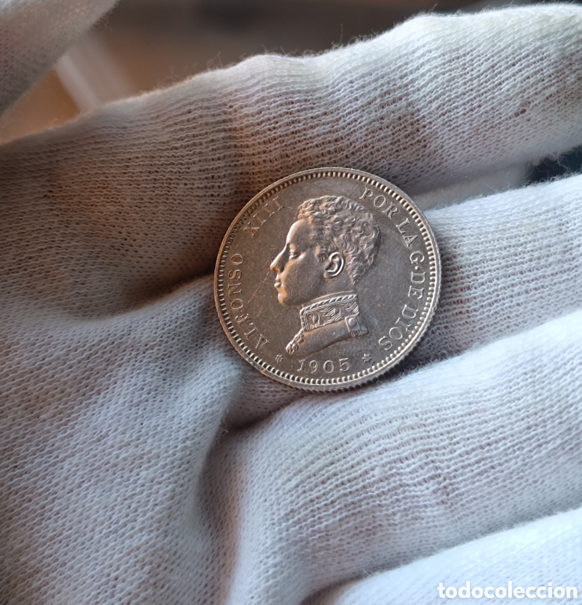 Monedas de Espa&ntilde;a: Preciosas 2 pesetas 1905 *19*05. Plata