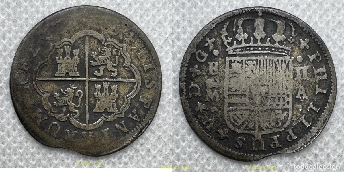 Monedas de Espa&ntilde;a: 5412 ESPA&Ntilde;A 1723 FELIPE V 2 REALES 1723 A
