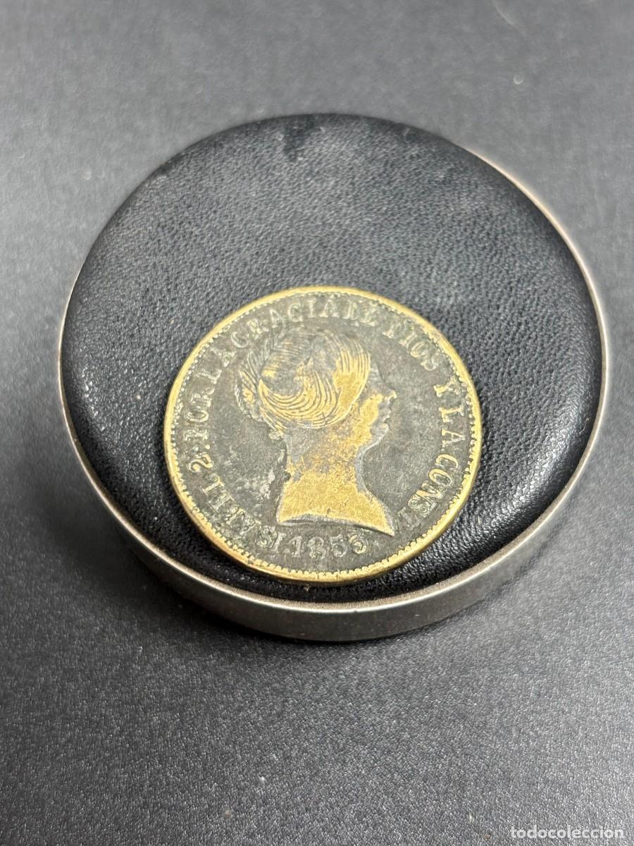 Monedas de Espa&ntilde;a: 10 reales de Isabel II falso de &eacute;poca