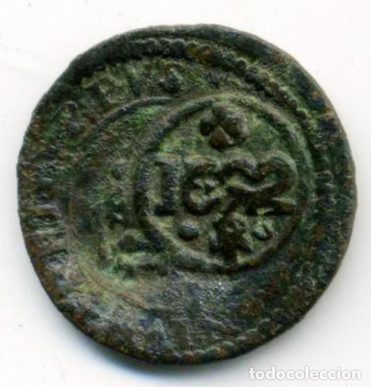 Monedas de Espa&ntilde;a: XS- Felipe IV Resello de 4 Mvds. 1652 Toledo ESCASA Y BONITA JS# I-76