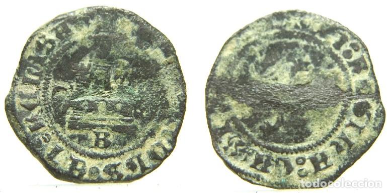 Monedas de Espa&ntilde;a: Moneda de 2 Maraved&iacute;s de los Reyes Cat&oacute;licos ceca Burgos
