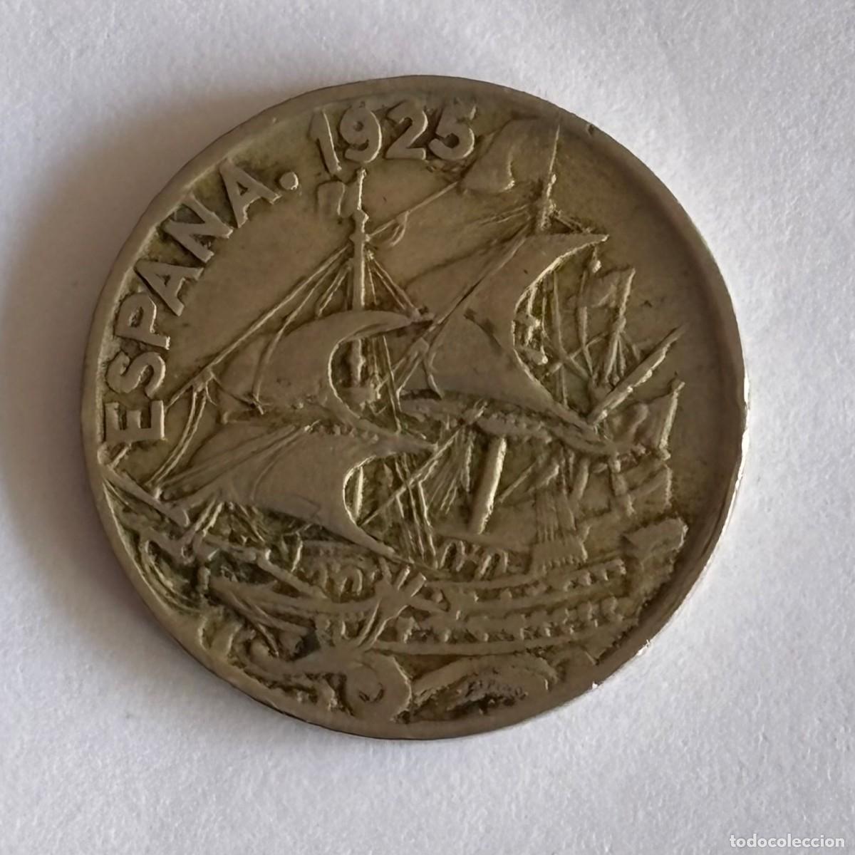 Monedas de Espa&ntilde;a: MONEDA DE 25 C&Eacute;NTIMOS 1925 (FOTO)