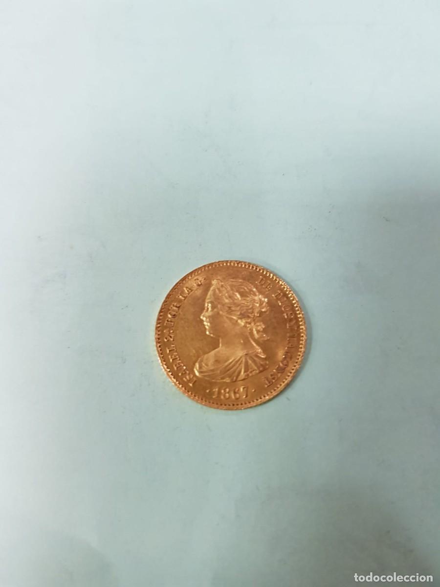 Monedas de Espa&ntilde;a: ISABEL II- 4 ESCUDOS-1867-MADRID - Foto 1