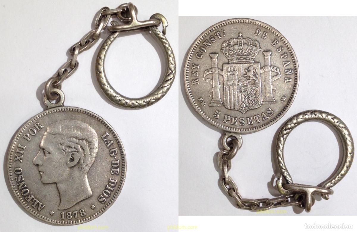 Monedas de Espa&ntilde;a: 1522 ESPA&Ntilde;A 1878 ALFONSO XII - 1878 *78 - EM M 5 PESETAS