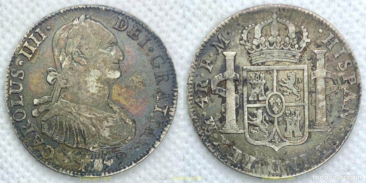Monedas de Espa&ntilde;a: 2409 ESPA&Ntilde;A 1799 CARLOS IIII 1799 4 REALES FM