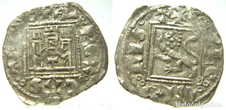 Monedas de Espa&ntilde;a: Moneda de Alfonso XI el Justiciero 1312-1350. Noven de Toledo