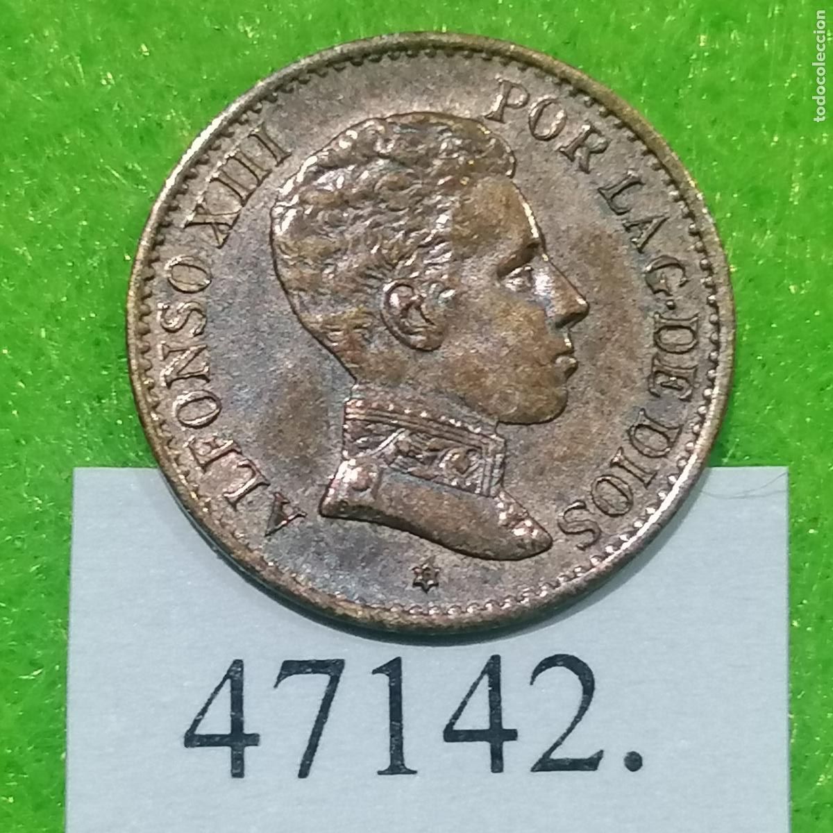 Monedas de Espa&ntilde;a: Espa&ntilde;a, 1 c&eacute;ntimo 1906 06 SLV, Alfonso XIII, 13